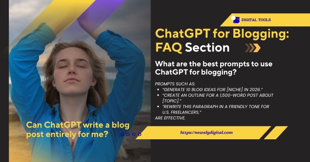 ChatGPT for Blogging - FAQ Section