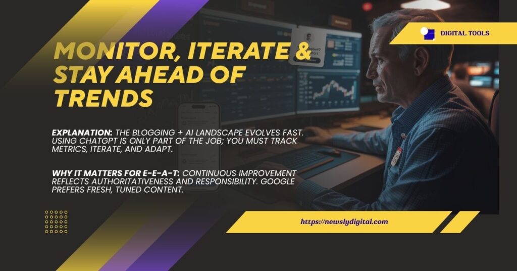 Monitor, Iterate & Stay Ahead of Trends