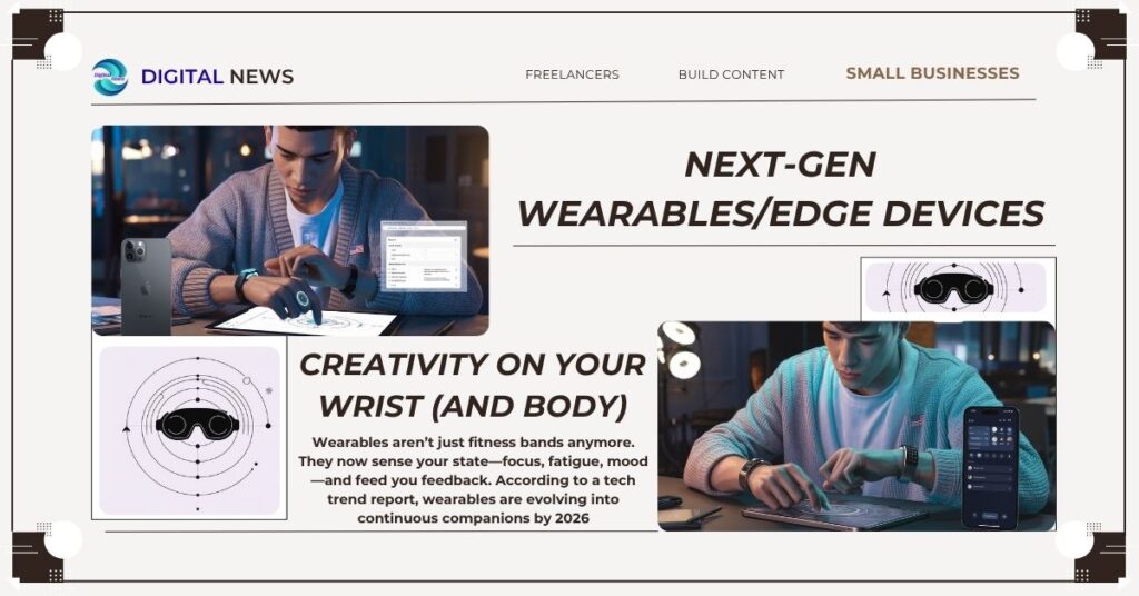 Next-Gen Wearables Edge Devices – Creativity on your wrist (and body)