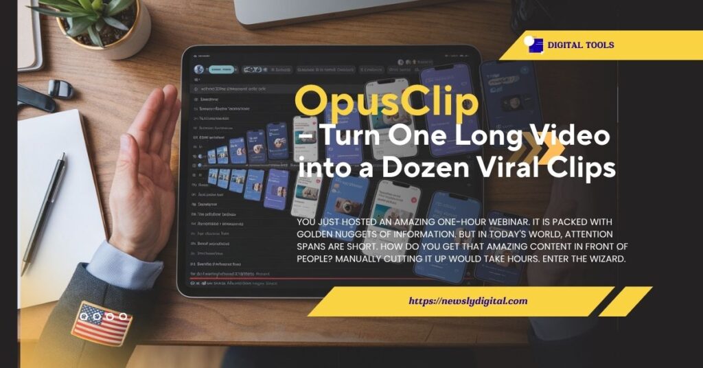5 Trending Tools 2026: Future-Proof Your Workflow 6 OpusClip – Turn One Long Video into a Dozen Viral Clips