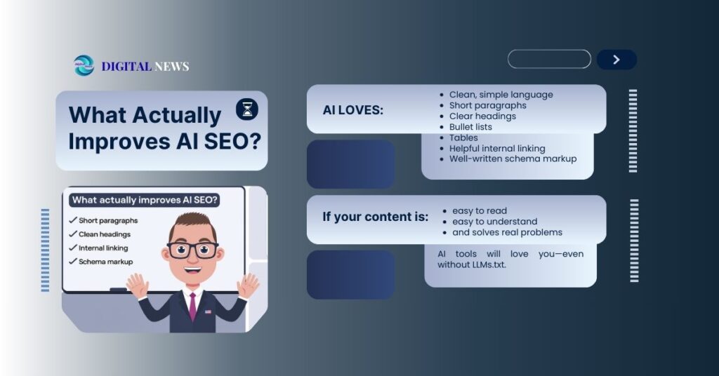 What Is LLMs.txt And Why It Matters for AI-Driven SEO 2026 11 What Actually Improves AI SEO