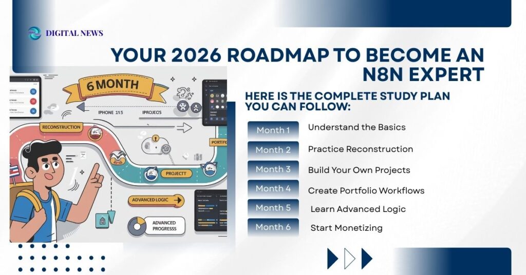 n8n Expert Before 2026 — Ultimate Beginner-Friendly Study Guide 12 Your 2026 Roadmap to Become an n8n Expert