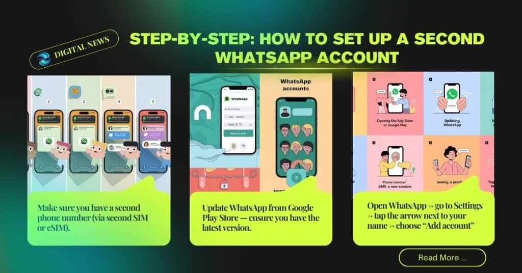 Step-by-Step - How to Set Up a Second WhatsApp Account