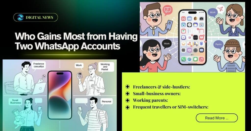 Who Gains Most from Having Two WhatsApp Accounts