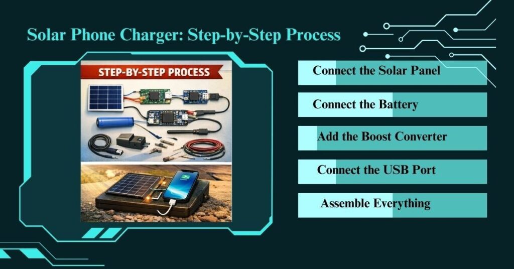 Solar-Powered Phone Charger - Step-by-Step Process